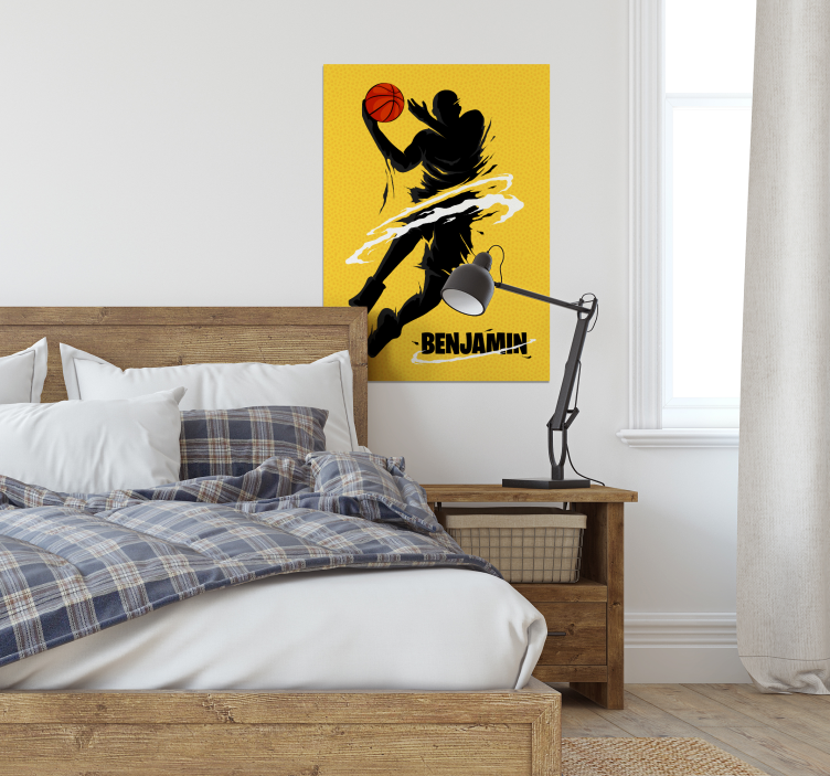 Basketbolcu atlama afişi - TenStickers