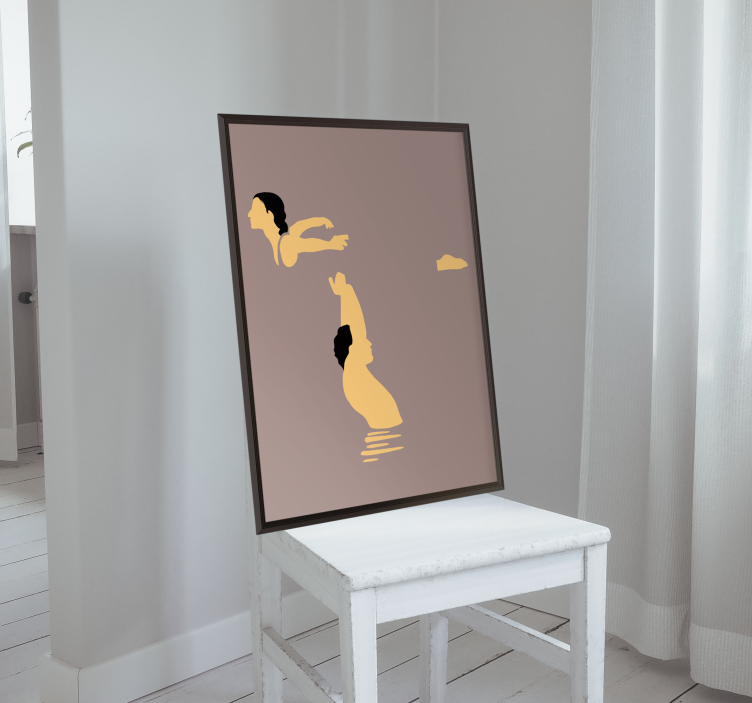 Johnny ve bebek afiş - TenStickers