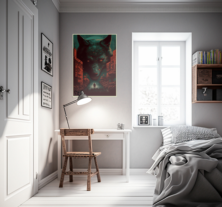 Kurt film afişi hayvan afişi - TenStickers