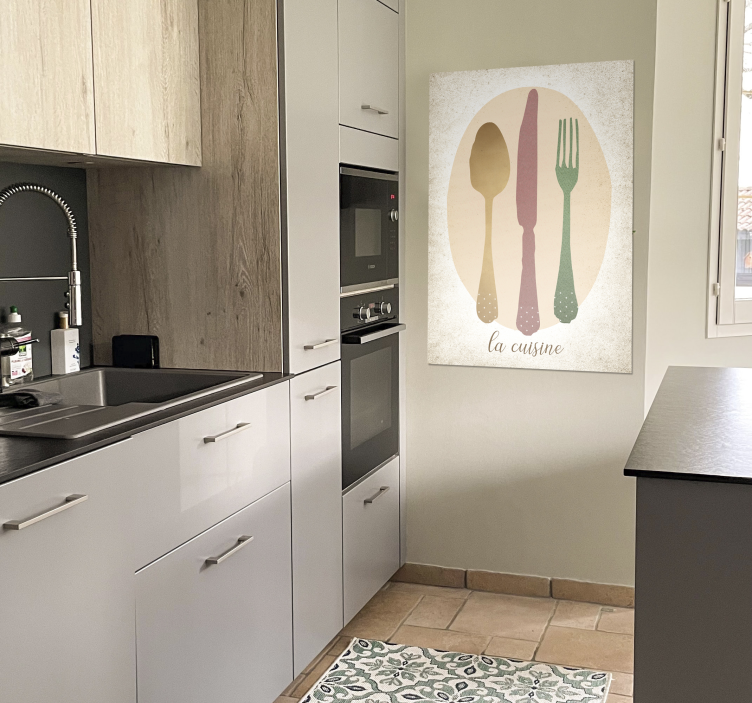 Mutfak eşyaları afiş baskı - TenStickers