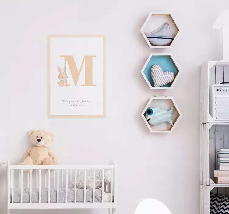 özel ilk özelleştirilebilir poster - TenStickers