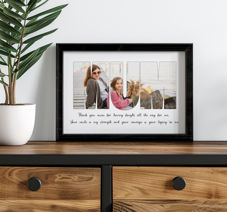 Teşekkürler anne oturma odası afiş - TenStickers