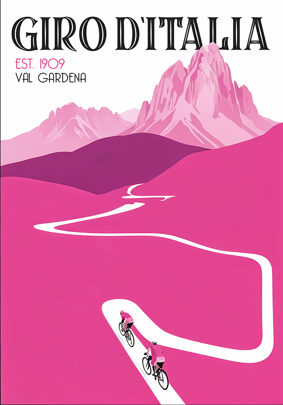 val gardena bisiklet afiş - TenStickers