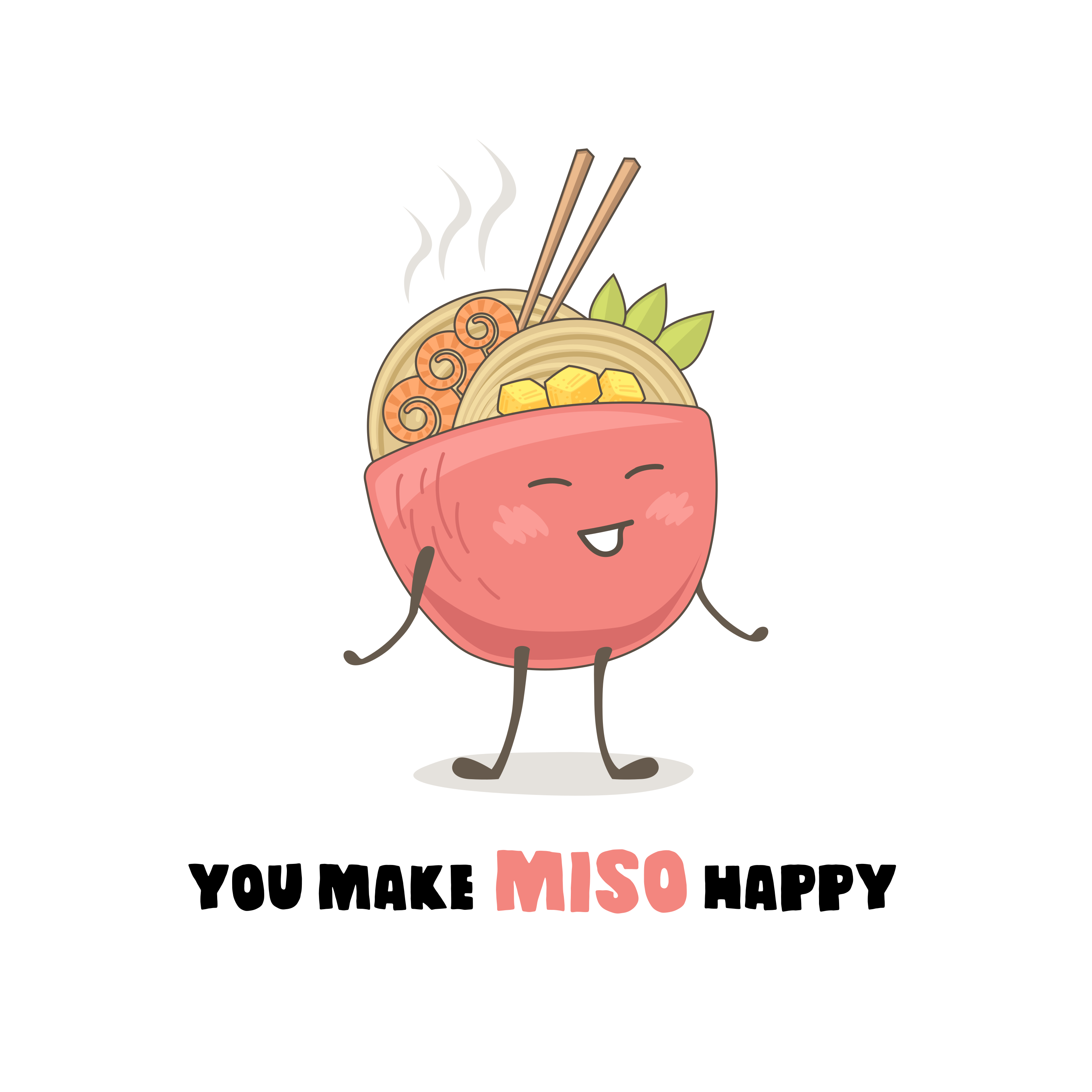 Mutfak afişi - beni mutlu ediyorsun Şakası - TenStickers