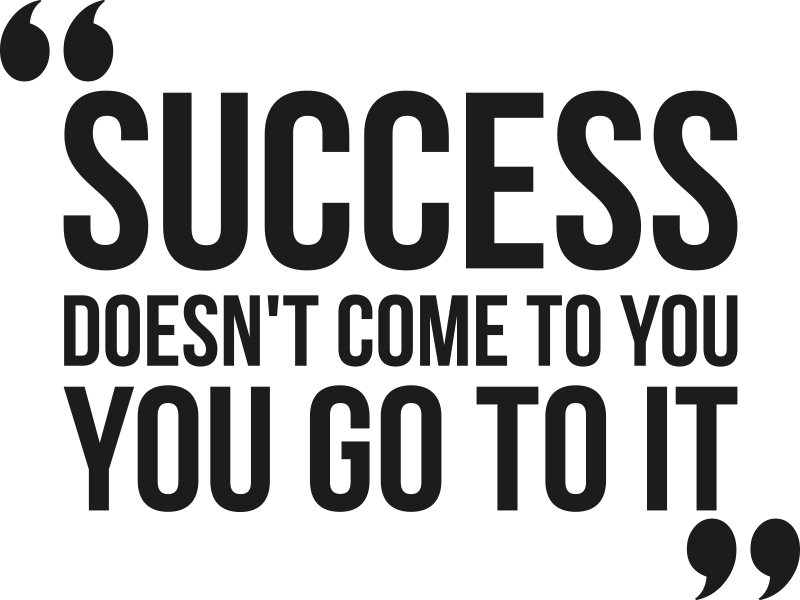 Ofis afişi başarılı harika tasarım - TenStickers