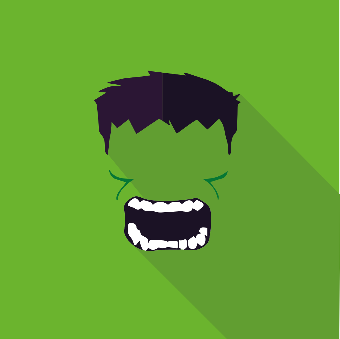 Genç odası duvar posteri yeşil süper kahraman - TenStickers