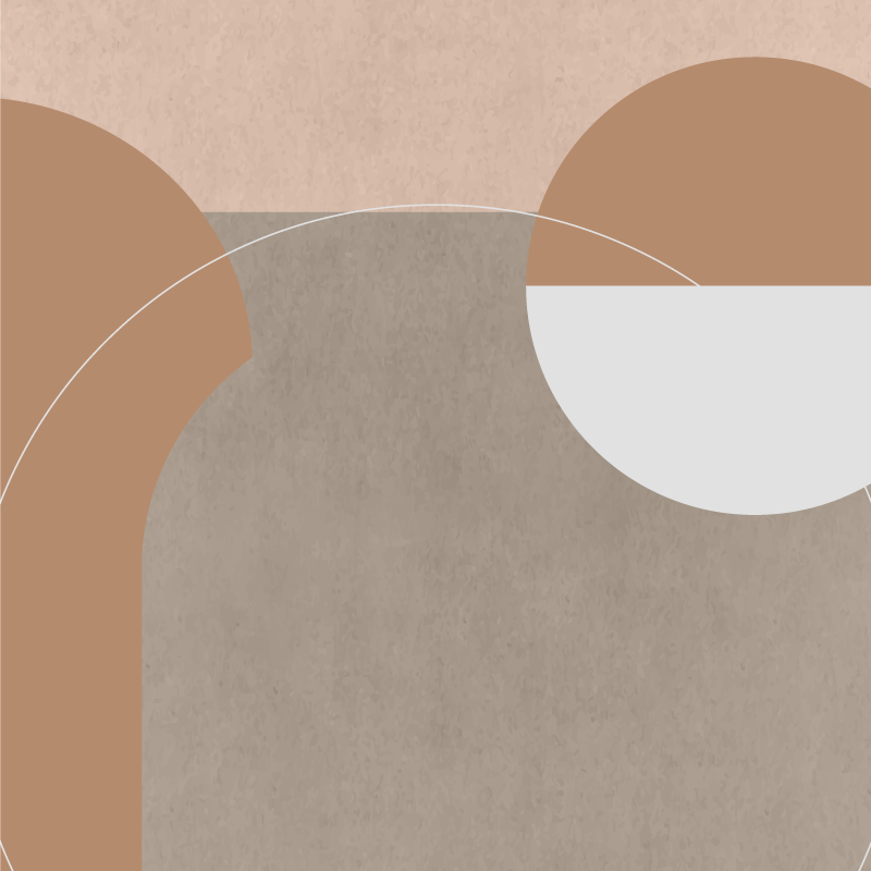 Oturma odası afişi - düzensiz geometrik stil - TenStickers