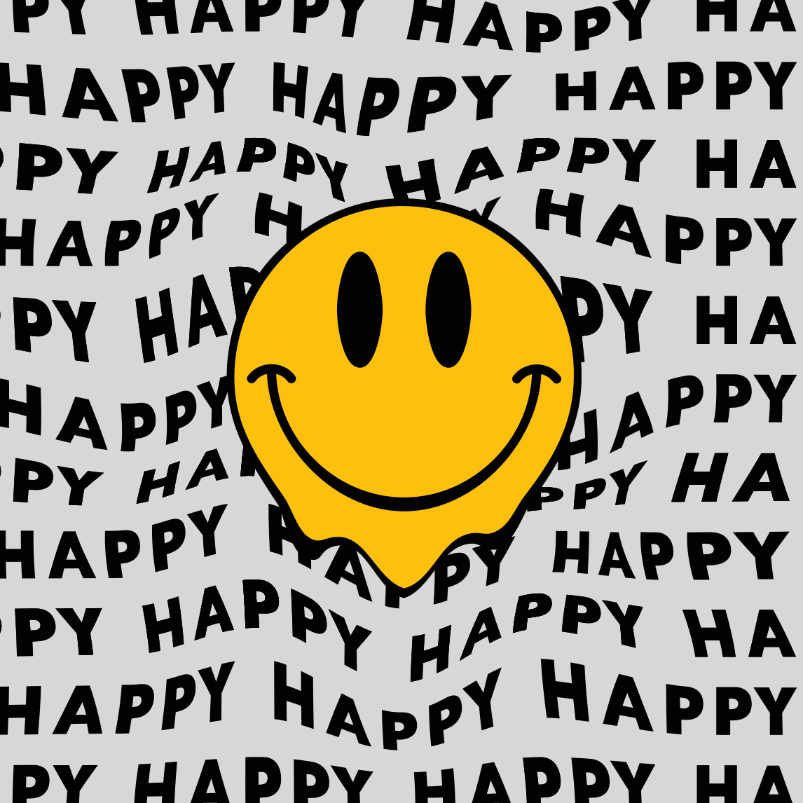 Genç odası duvar posteri gülümseyen emoji neşesi - TenStickers