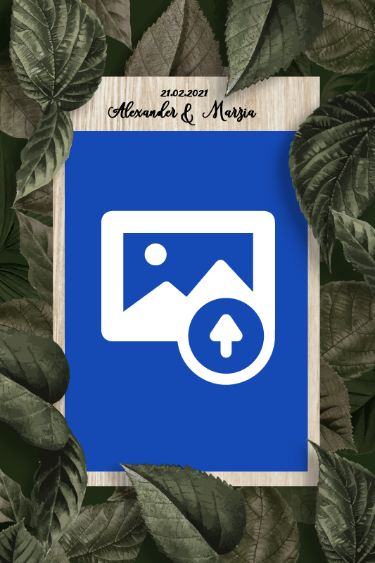 Parti̇ler ve etki̇nli̇kler afiş düğün eller ve buket - TenStickers