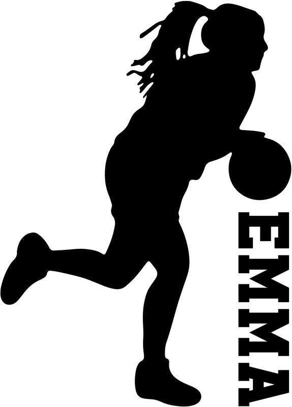 Basketbol afişi kişiye özel basketbolcu resmi - TenStickers