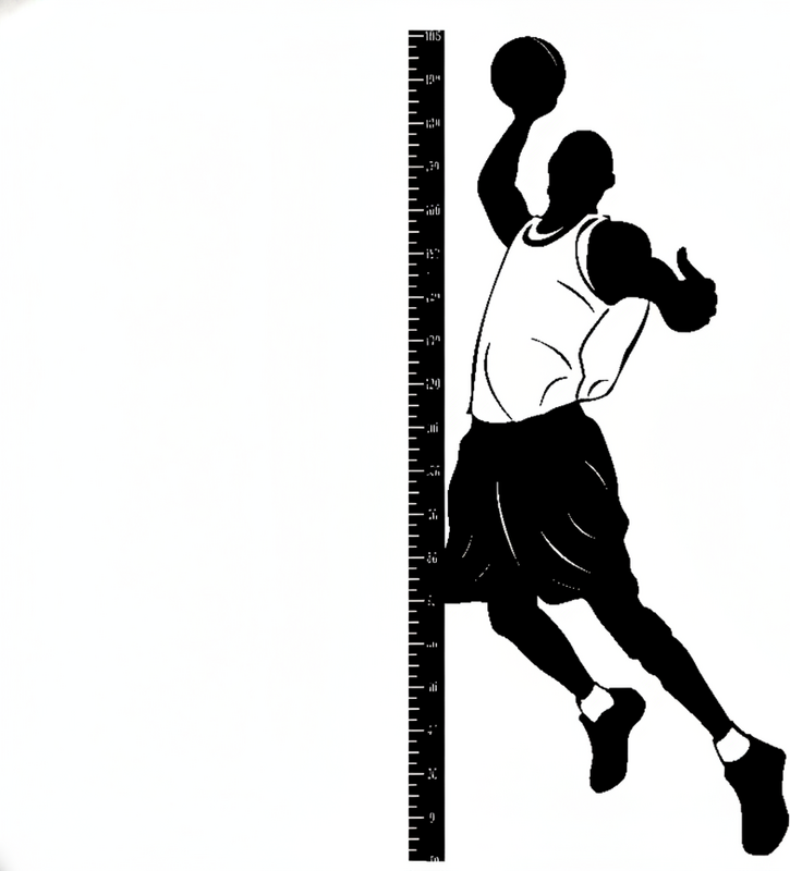 Basketbol afiş - basket için dekoratif vinil ölçüm - TenStickers