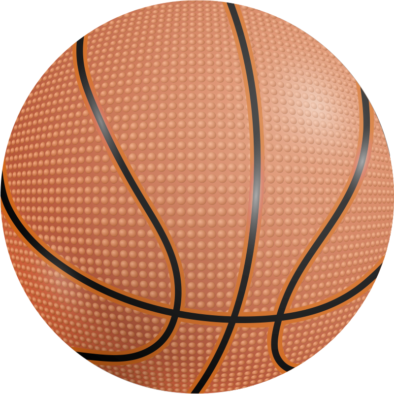 Basketbol afiş - basketbol topu vinil halı - TenStickers