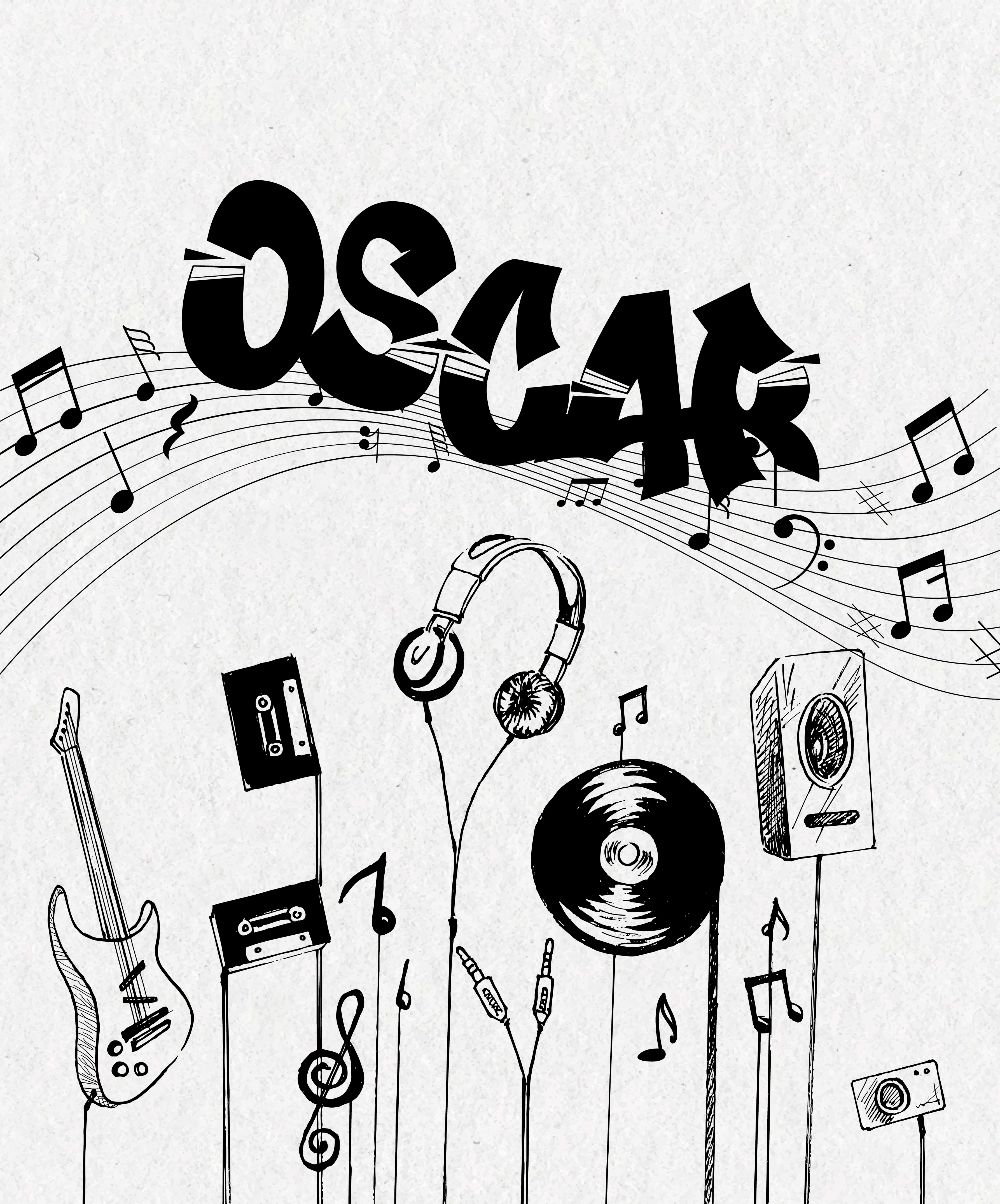 Müzikal afiş kişiye özel müzik - TenStickers