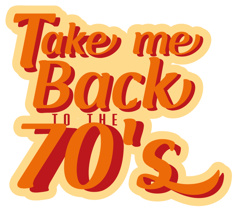 Vintage afiş 70'lere götür beni - TenStickers