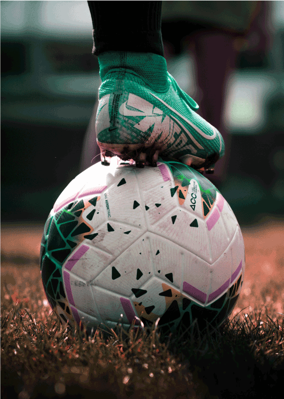 Futbol afişi futbolcu temalı - TenStickers