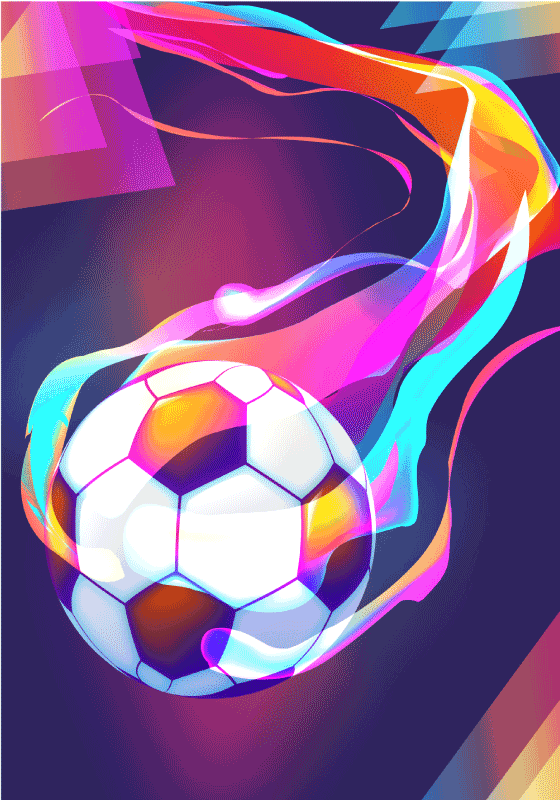 Futbol afişleri - voetbal posterleri - TenStickers