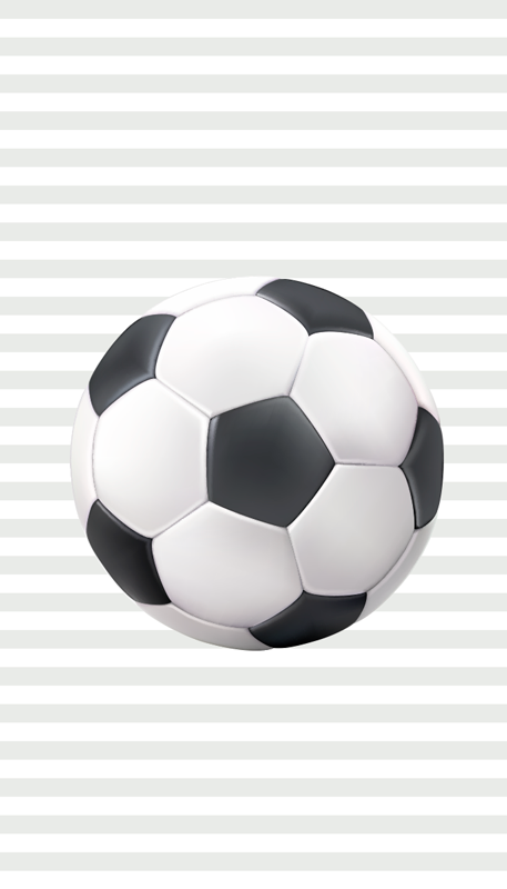 Futbol afiş siyah beyaz top - TenStickers