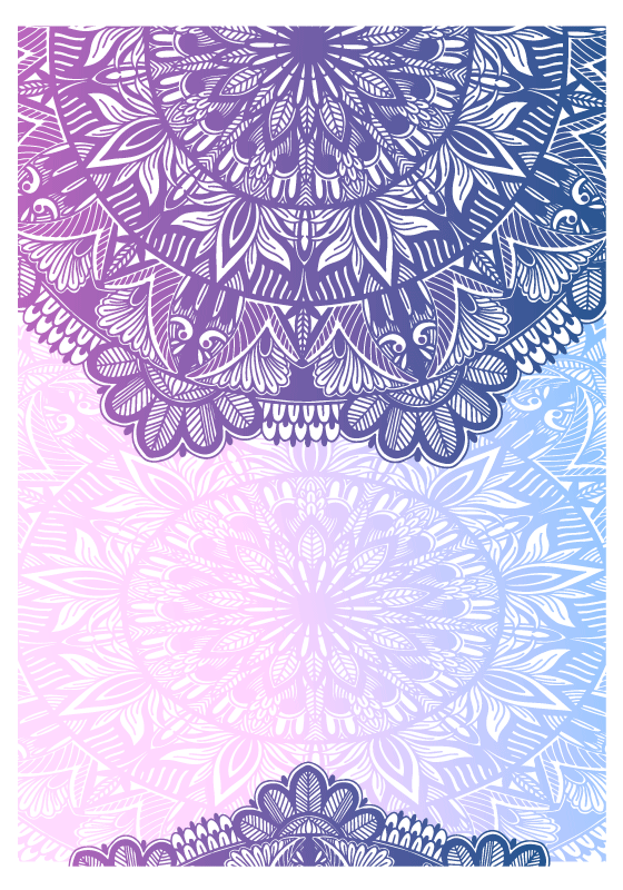 Zen afiş mandala tasarımı - TenStickers