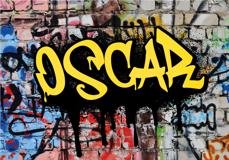 Grafiti sanatı kişiselleştirilmiş poster - TenStickers