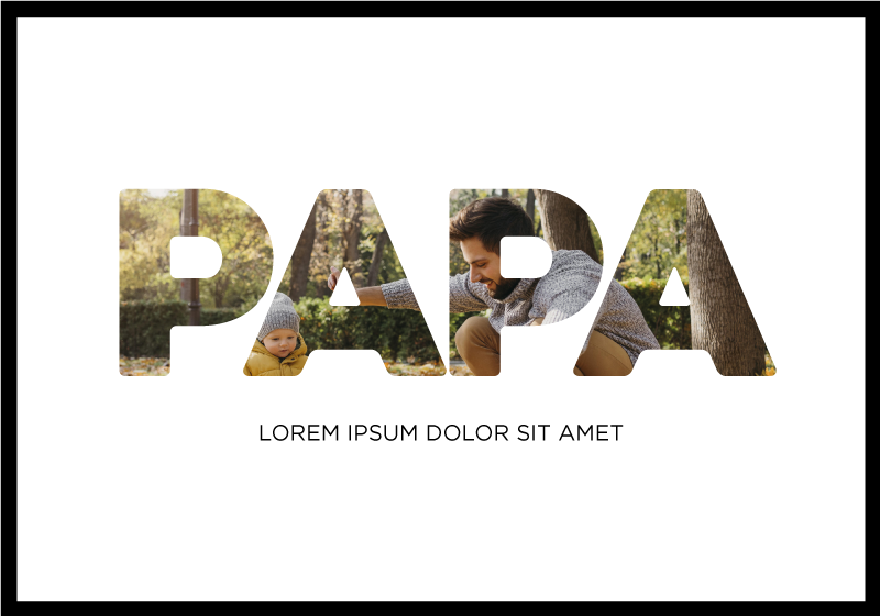 Papa benim kahramanım oturma odası afiş - TenStickers