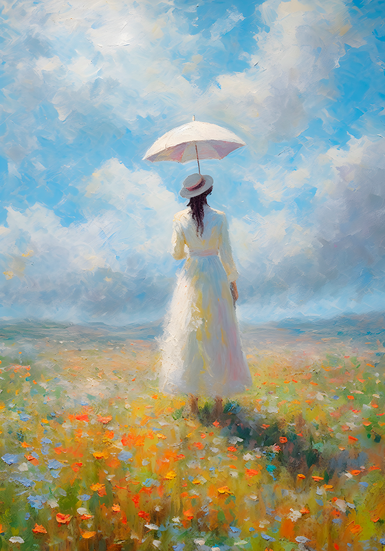 Baskı empresyonizmi sanat afiş - TenStickers