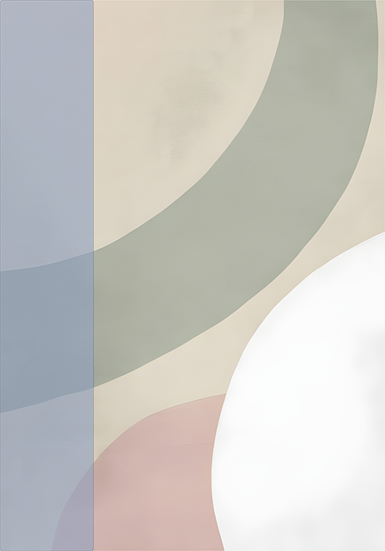 Renk paleti soyut afiş - TenStickers