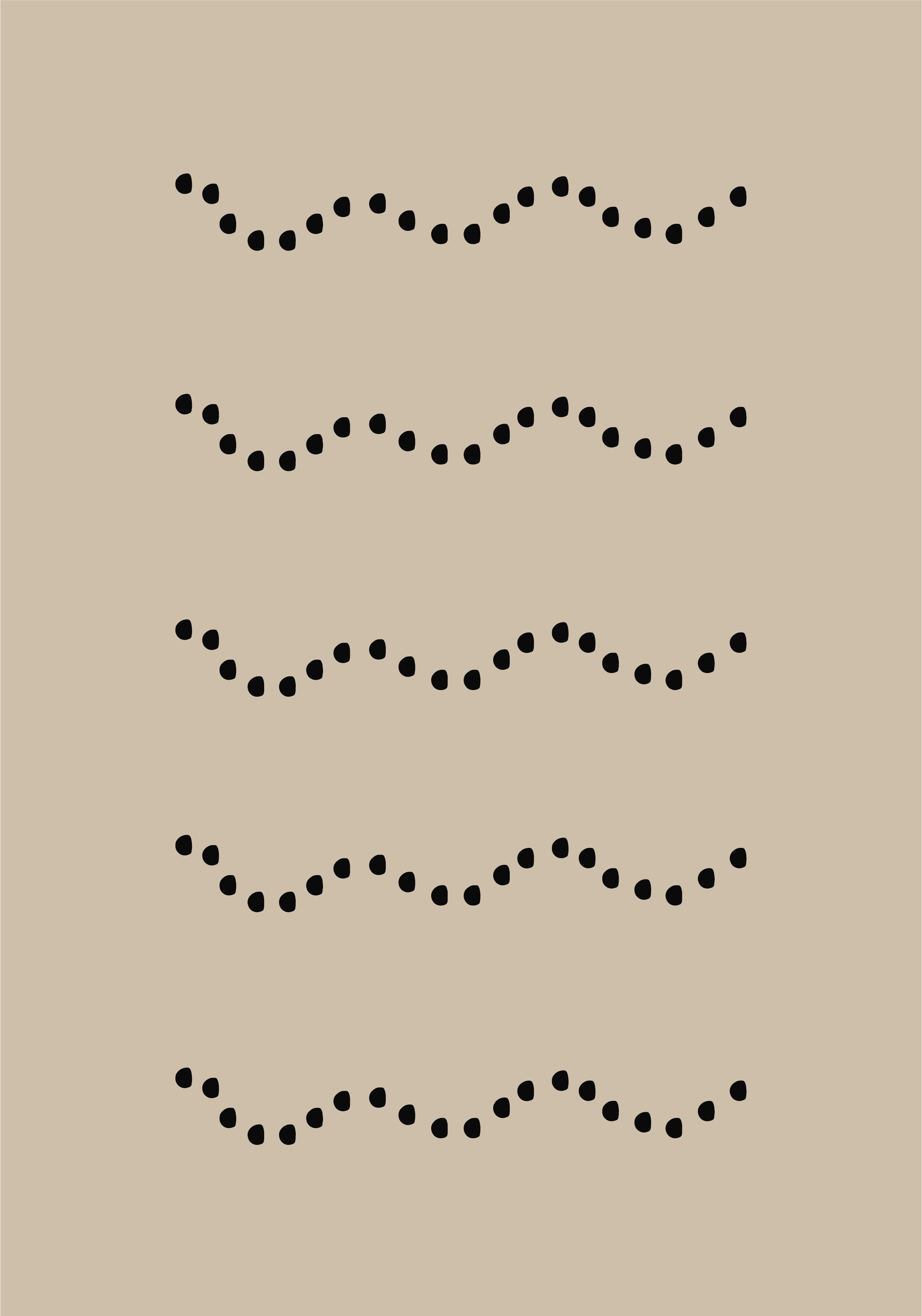 Yerdeki taşlar İskandinav posteri - TenStickers