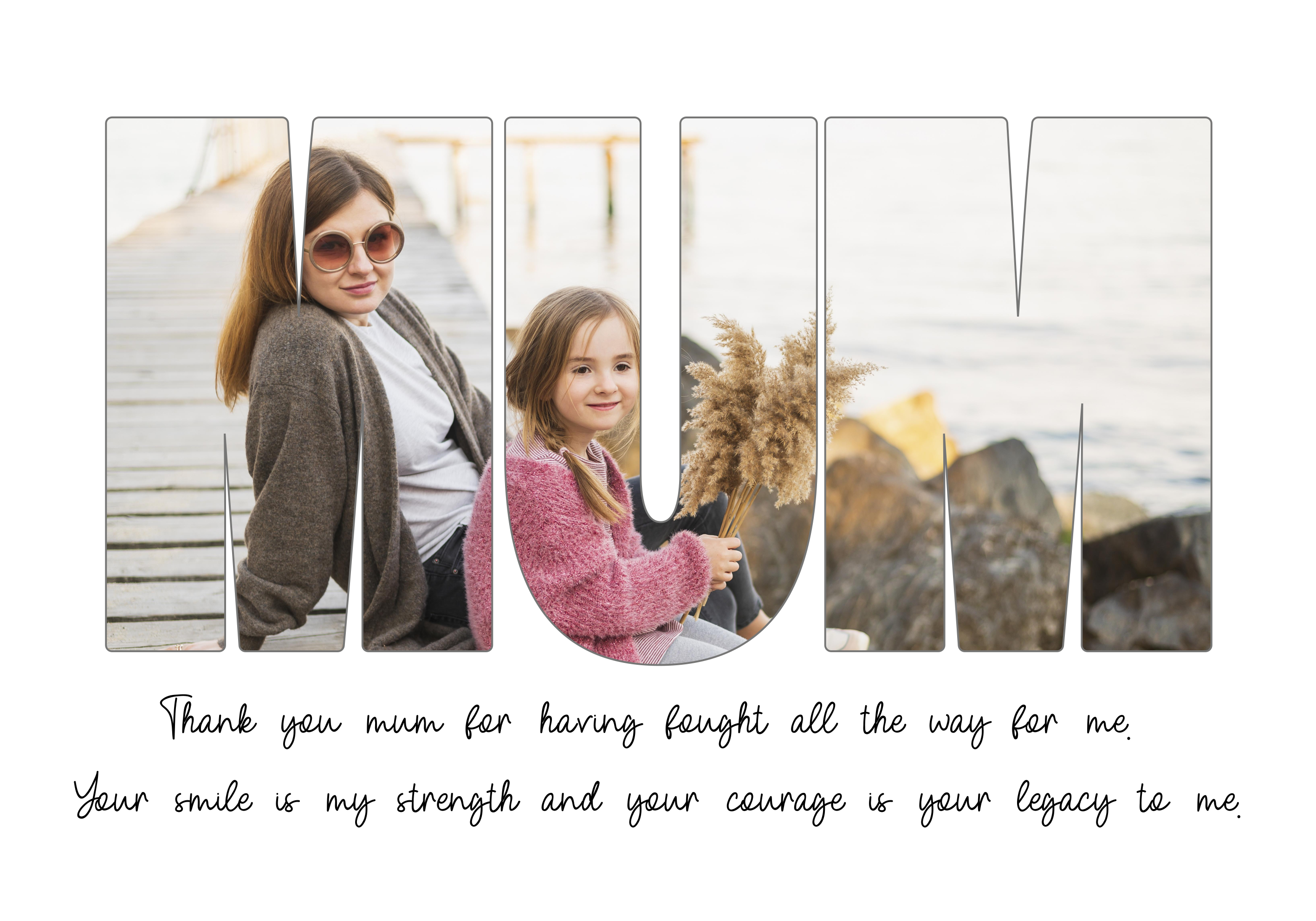 Teşekkürler anne oturma odası afiş - TenStickers