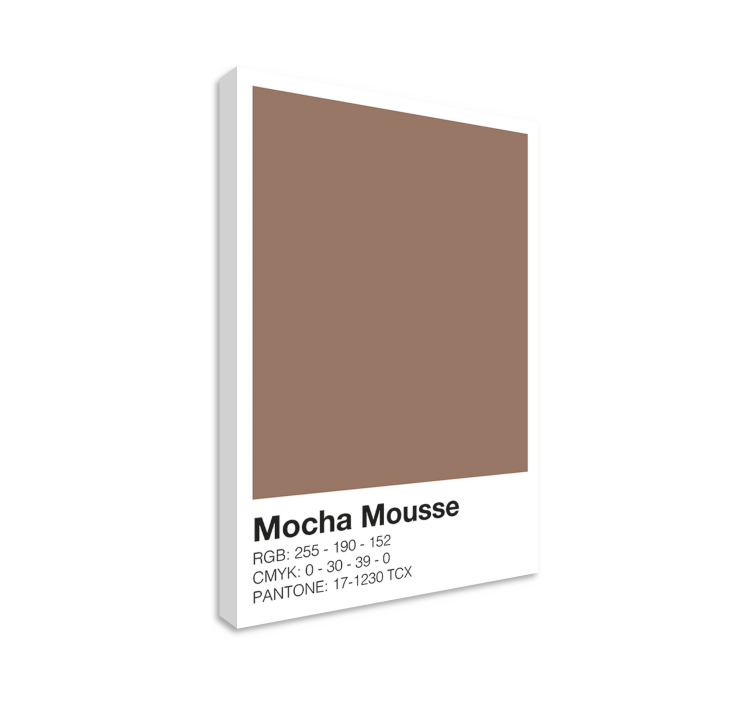 mocha renk kompozisyonu modern tablo - TenStickers