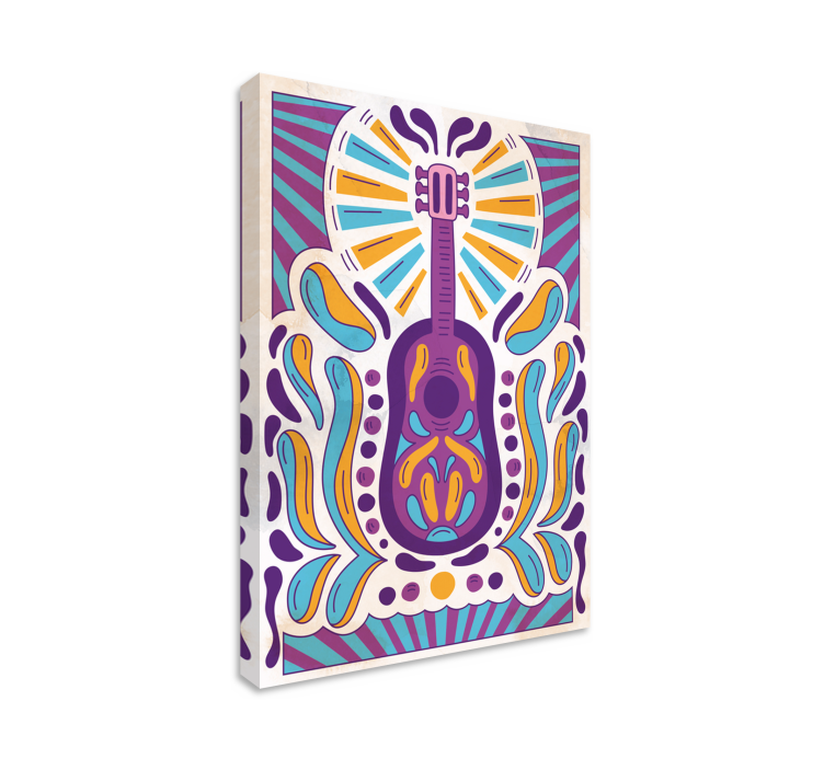 Müzikal motifler tuval sanatı - TenStickers