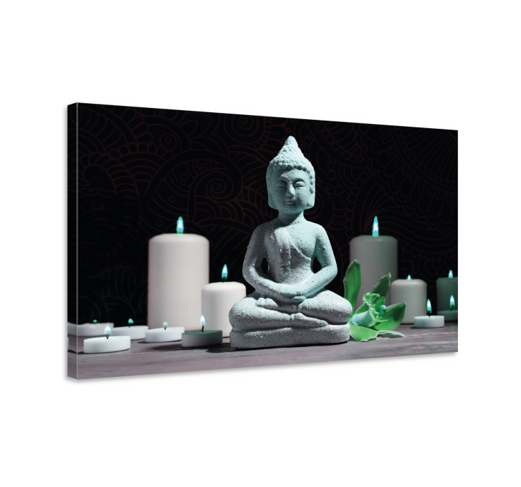 Buda tablo - buddha meditasyon heykeli - TenStickers