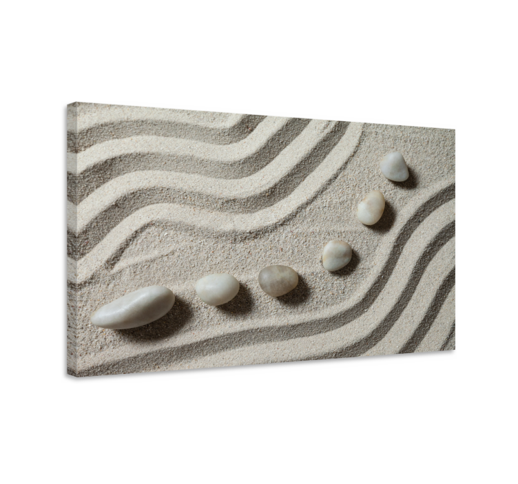 Meditasyon zen tuval duvar sanatı - TenStickers