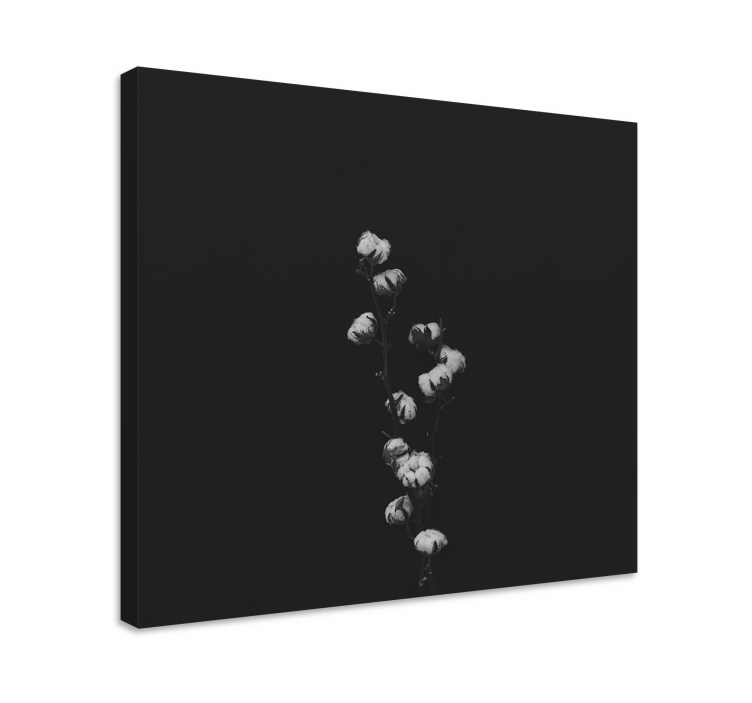 Çiçekler ve bitkiler kanvas tablo zarif bitki kompozisyonu - TenStickers