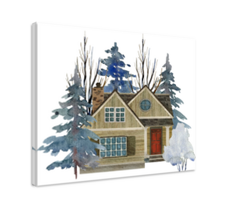 Rustik tarzı rustik tuval sanatı - TenStickers