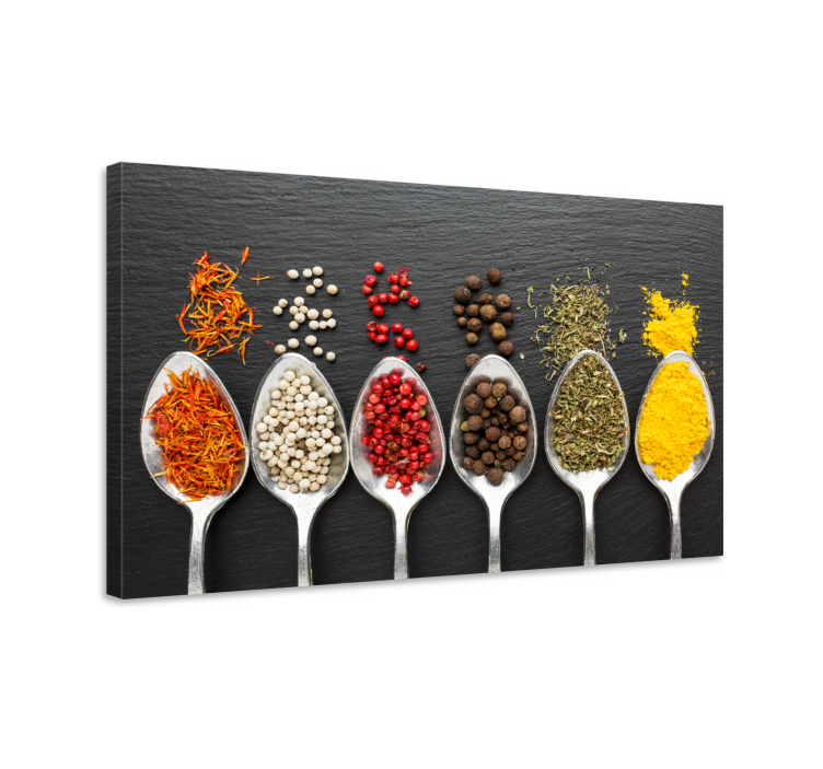 Türler mutfak duvar baskı - TenStickers