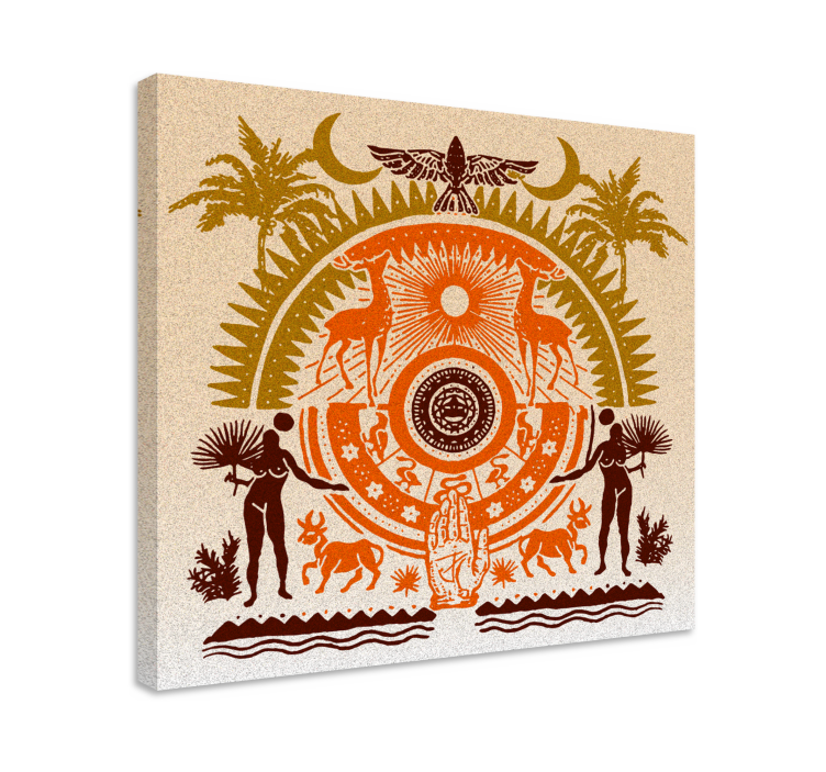 Buda tablo - ruhsal doğa manzarası - TenStickers