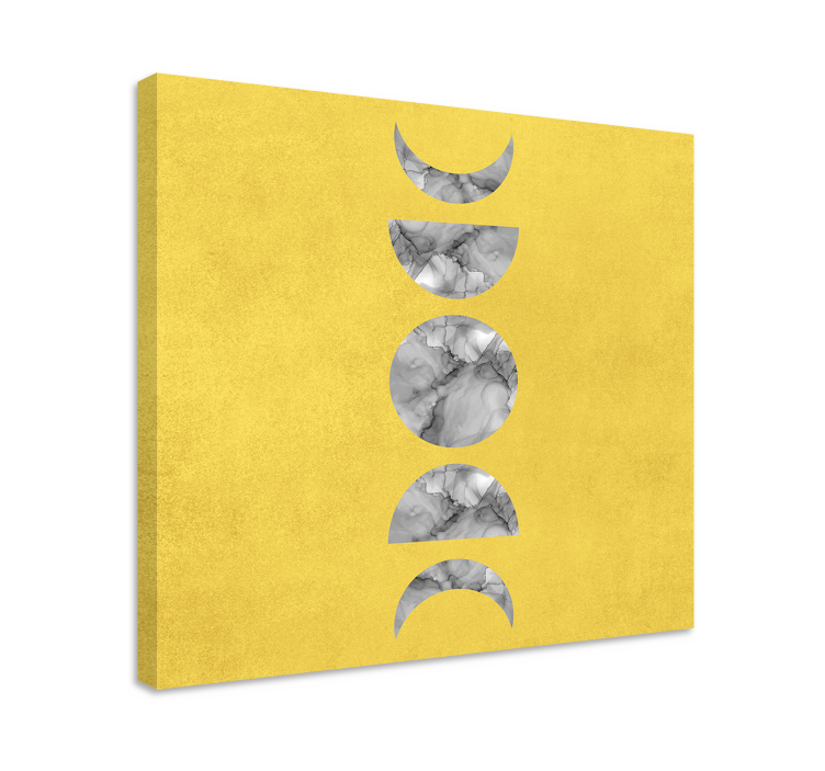 Soyut tablo doğanın aşamaları - TenStickers