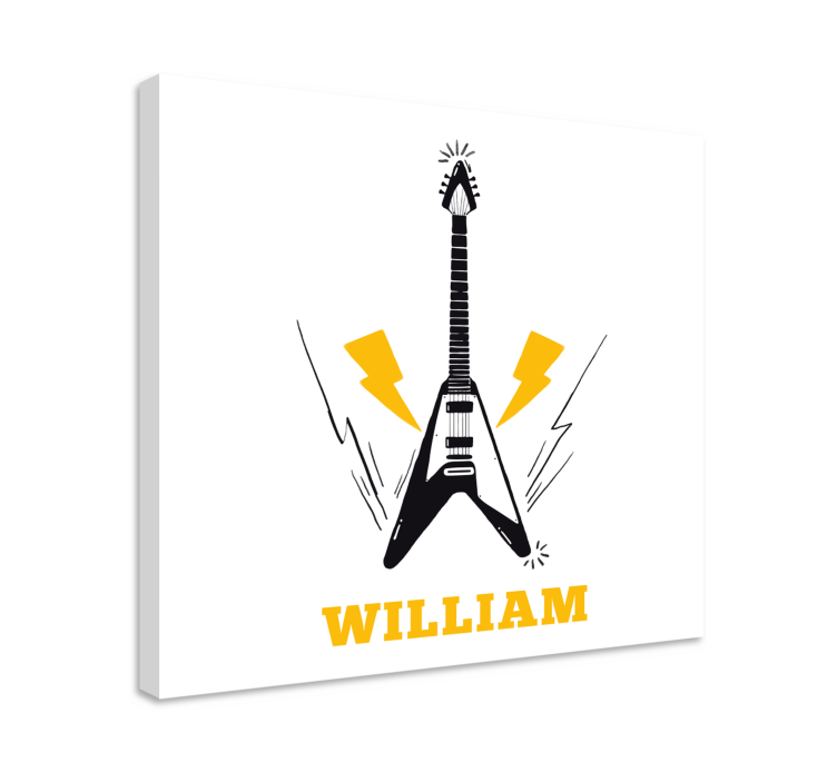 Müzik tablo elektrik gitar İlhamı - TenStickers