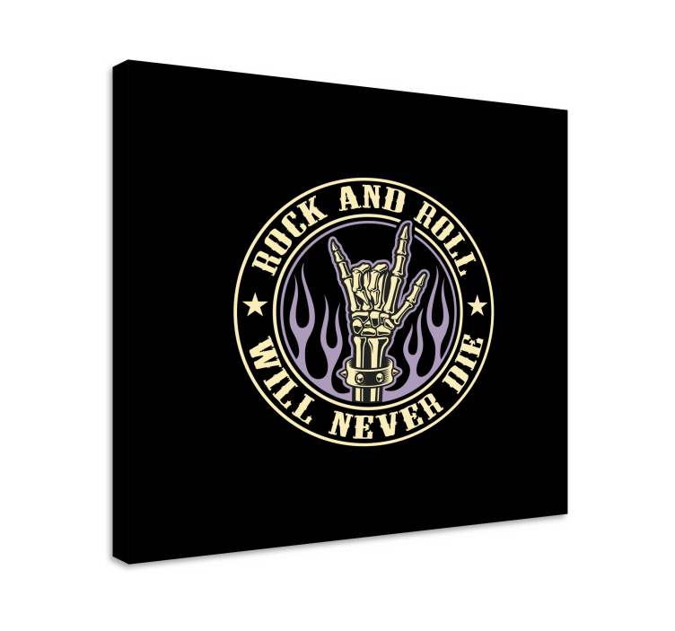 Kaya el sembolü müzik tablo - TenStickers