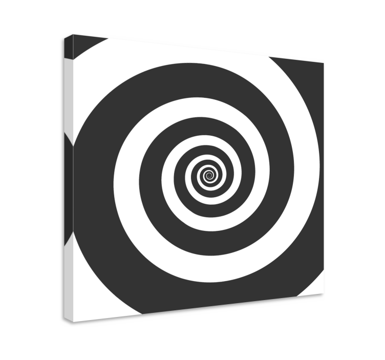 Geometrik tablo spiral desen - TenStickers