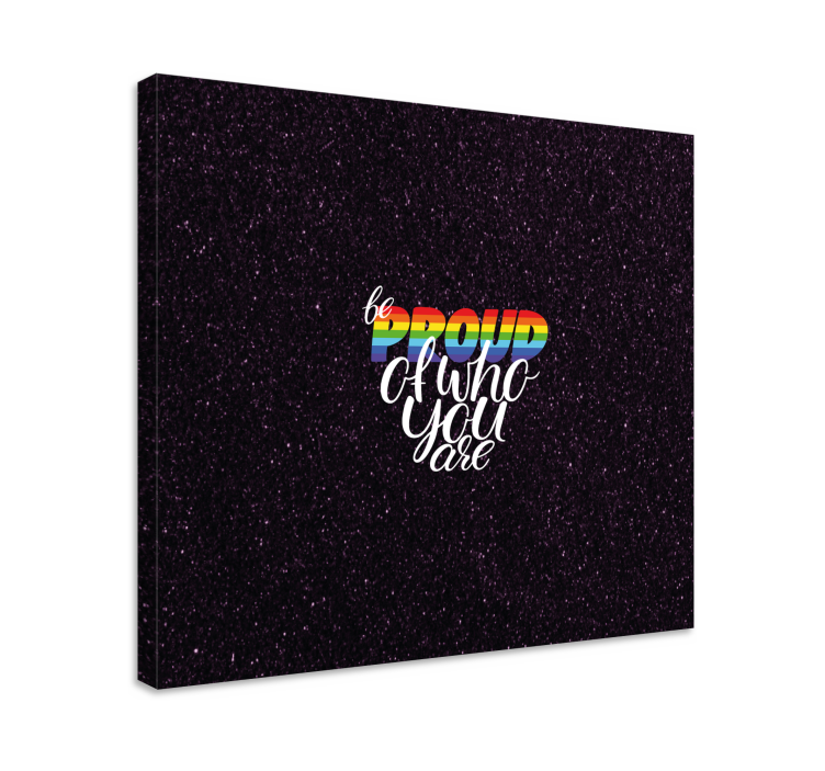 Alıntılar kanvas tablo - gurur duyun İfadesi - TenStickers