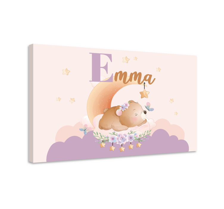 Bebek tablo ayıcık rüyaları - TenStickers