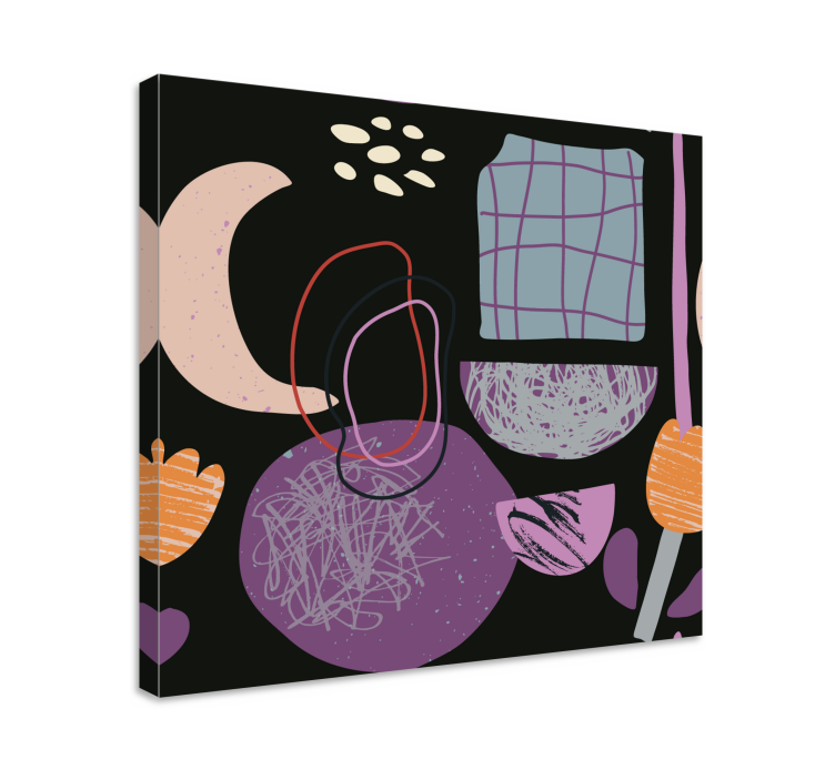 Dekorasyon tablo soyut botanik Özellikleri - TenStickers