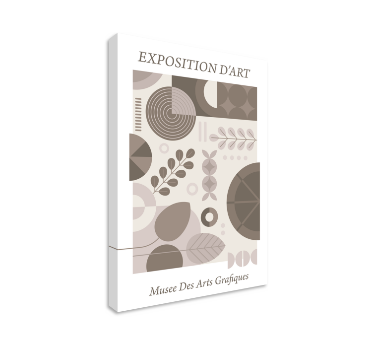 Sergi d'art grafiği retro tuval - TenStickers