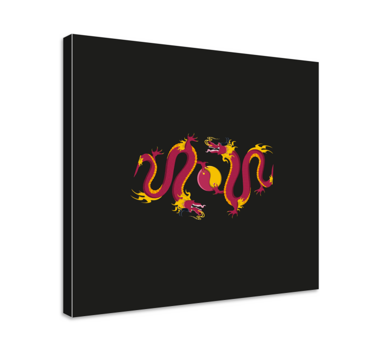 Ateşli ejderha dansı yusufçuk tablo - TenStickers