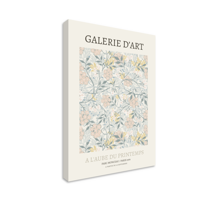 Çiçekler ve bitkiler kanvas tablo - Çiçek desenleri tasarımı - TenStickers