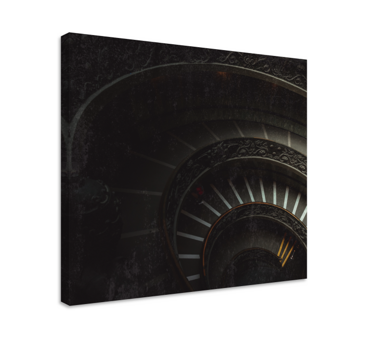 Soyut tablo spiral merdiven derinliği - TenStickers
