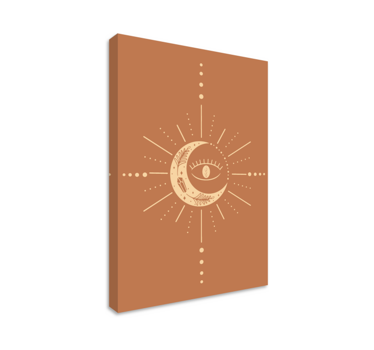 Göksel hilal tasarımı soyut tablo - TenStickers