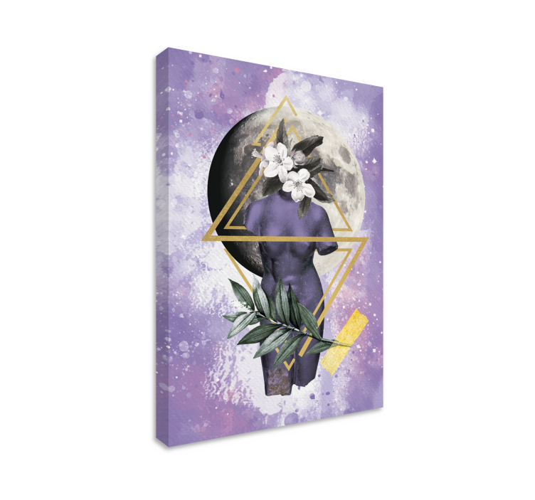 Dijital kolaj tuval duvar sanatı - TenStickers