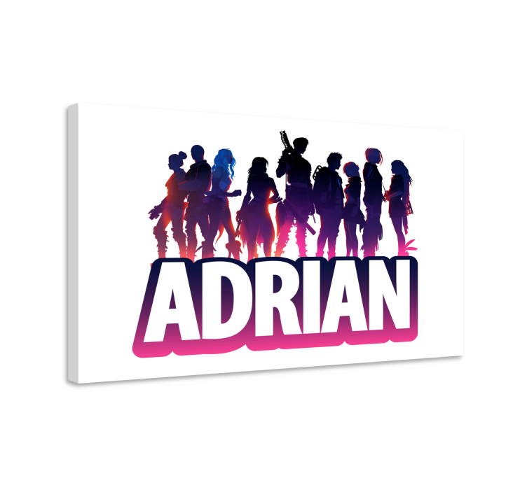 Epik Karakterler Silüeti video oyunlarının tablo - TenStickers